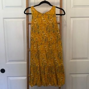 Old Navy Yellow Floral Dress